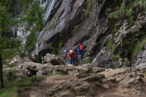 Wicklow mountains, Glendalough, Waterfall & Sheepdog Demo